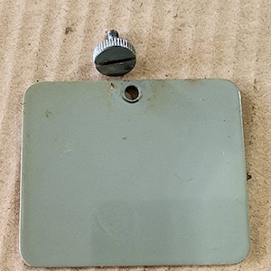 Original Vintage Necchi Esperia Sewing Machine Back Cover Plate Screw