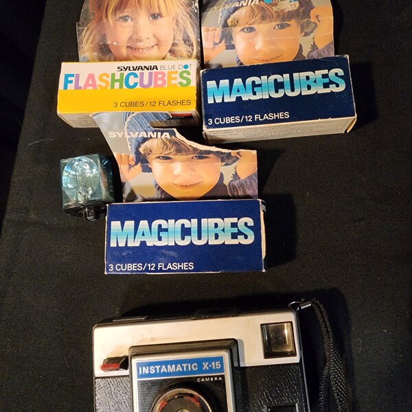 Camera Flash Cube Etsy