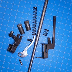 Improved Eldredge, Graybar Rotary, Western Electric Sewing Machine Foot Lever, Spring, Rod, Screws