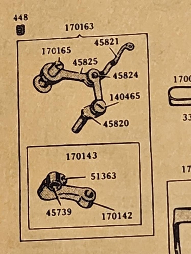 Original Singer 301 Sewing Machine Complete Take up Arm Needle Bar ...