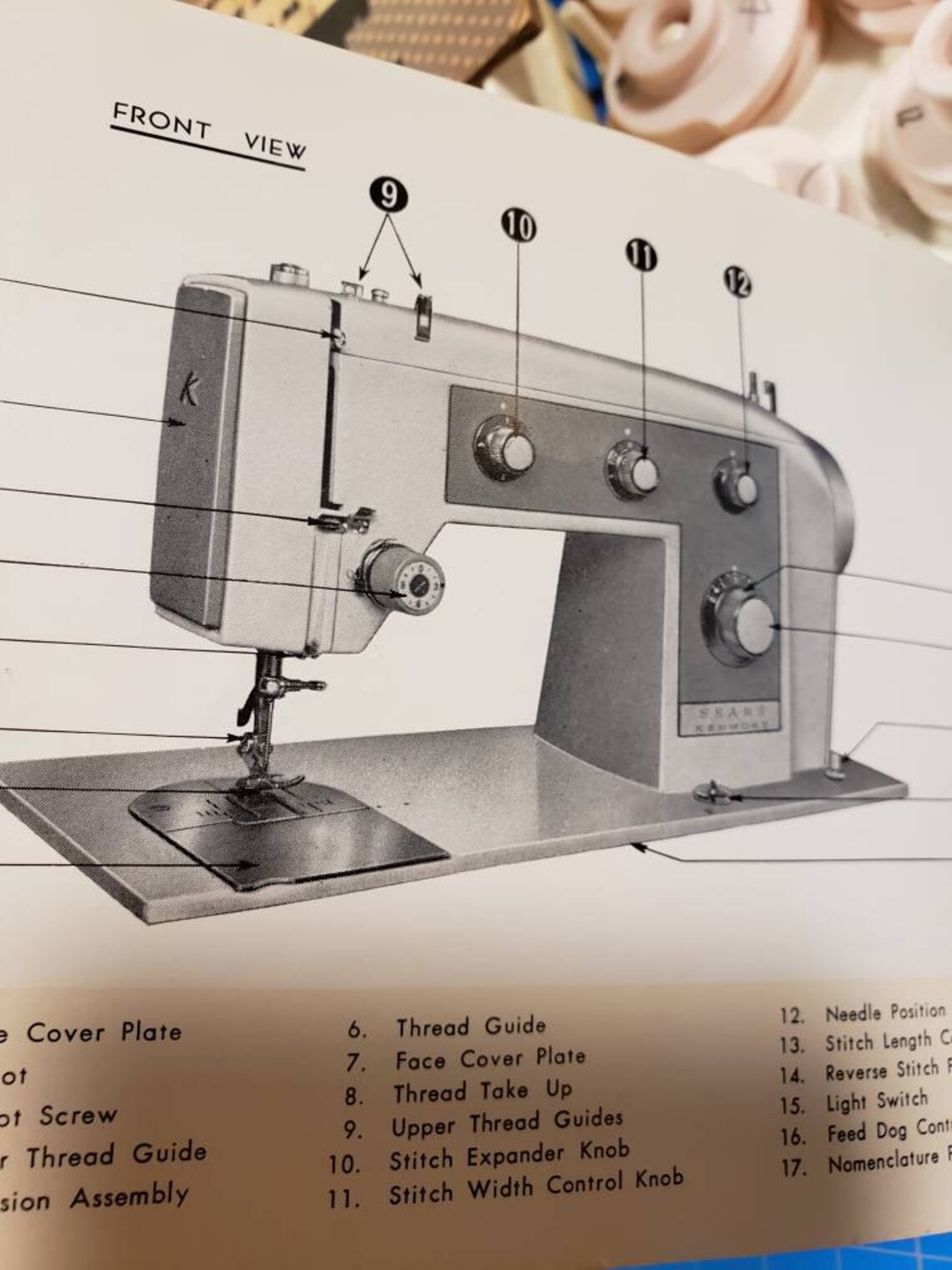 Vintage Kenmore Sewing Machine 158.922 158.923 Stitch Cam Disc Etsy