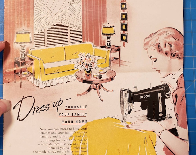 Original Vintage Necchi BF Nova Sewing Machine Manual With Bonus