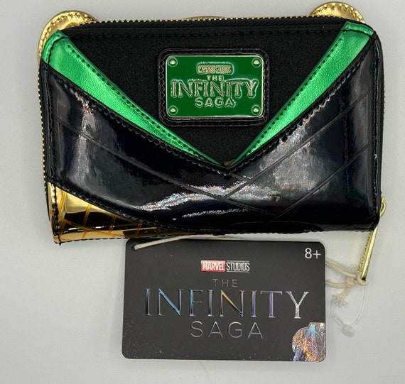 New With Tags Loki Loungefly Bag Wallet Metallic Marvel  display picture 3