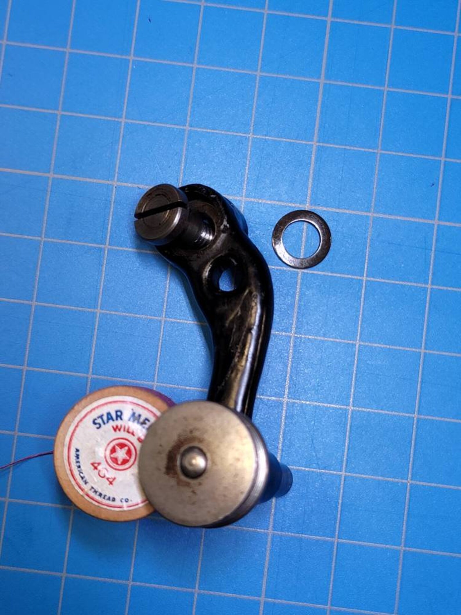 Antique White Sewing Machine Bobbin Winder Washer Screw - Etsy