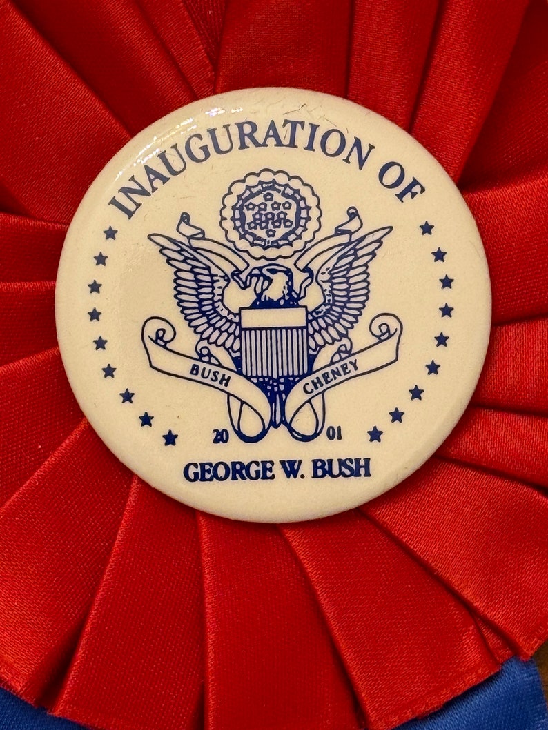 Lot of 10 Vintage Inauguration Ribbons 2001 Bush Cheney - Etsy