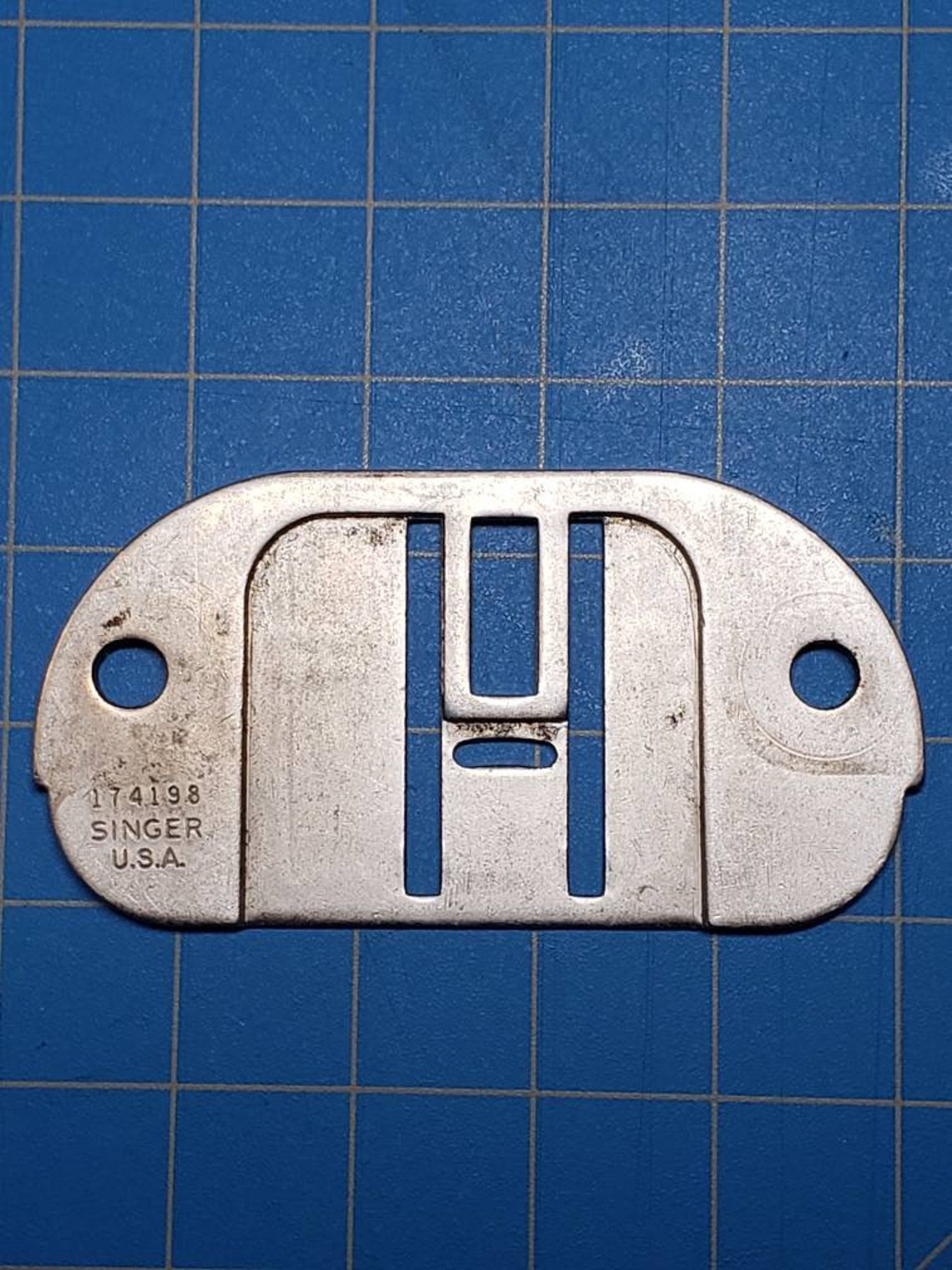 Vintage Original Singer Sewing Machine Needle Plate 174198 Etsy