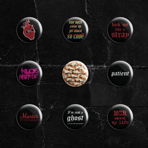 My Chemical Romance Pinback Buttons