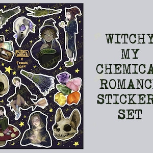 Witchy My Chemical Romance Stickerset