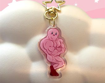 Kirby Happiness Fabric Omamori Charm