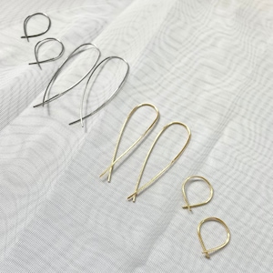 Stainless Steel Threader Earrings, Threaders, Sterling Silver, Gold Filled, Stainless Steel, Handmade Earrings, Gift For Her, Earrings