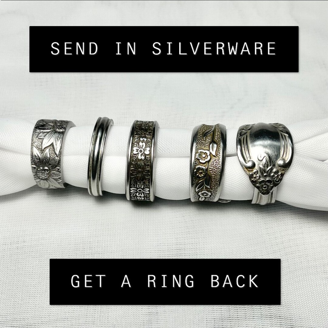 Silverware Ring Making Service, Stainless Steel Rings, Silver Plated ...
