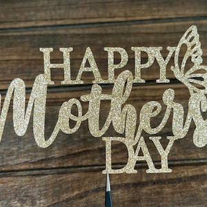Happy Mothers Day Toppers - Etsy