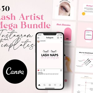 Lash Tech Instagram Post, Lash Artist Instagram-sjablonen, Lash Extension Posts, Lash Tech Canva, Lash Quotes, Social Media Lash