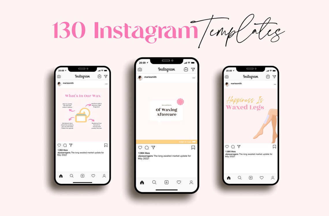 Waxing Instagram Post Waxing Quotes Waxing Instagram Etsy