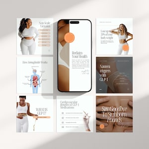 Semagluetide Weight Loss Instagram, Tirzepatide Social Media, Medical Weight Loss Social Media, Weight Loss Business Social Media, GLP1