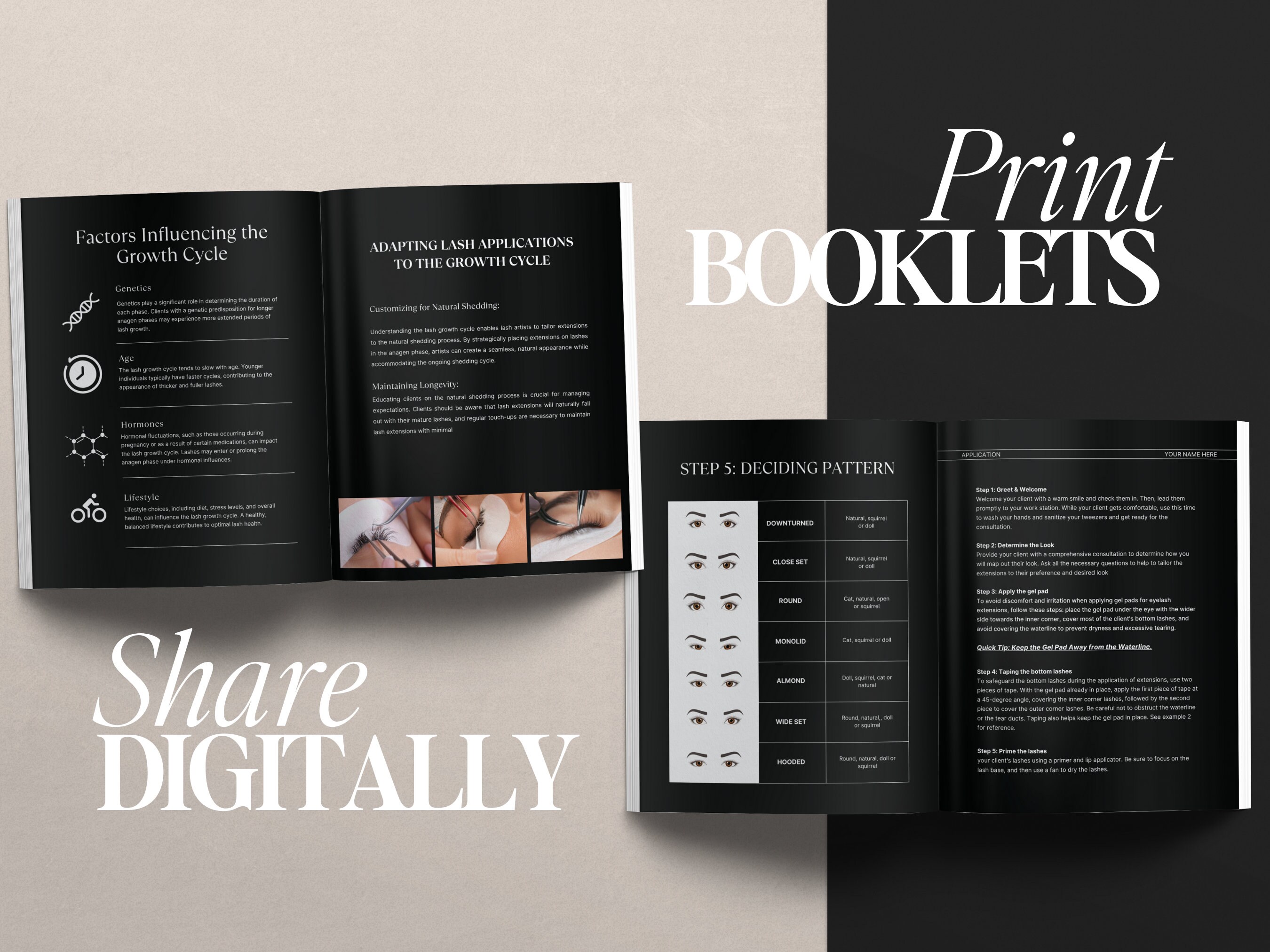 Lash Pages Lash Extension Training Manual: 90-page Lash Course Ebook (canva) - Etsy