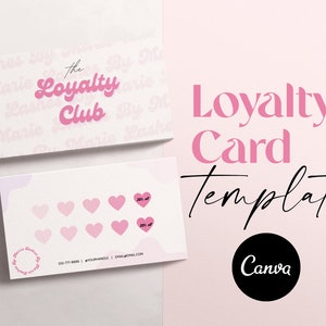 Loyalty Card Template, Loyalty Card For Esthetician, Loyalty Card For Lashes, Lash Loyalty Card, Loyalty Card Design, Rewards Card