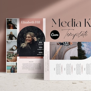 Media Kit and Rate Sheet Template, Media Kit, Media Kit Influencer ...