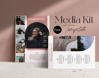 Media Kit And Rate Sheet Template, Media Kit, Media Kit Influencer, Media Kit Template, Media Kit Template Canva, Media Kit Canva, Tik Tok