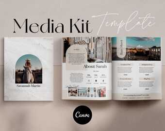 Media Kit, Media Kit Canva, Influencer Media Kit, Media Kit Template, Influencer rate card, media kit tiktok, media kit youtube,
