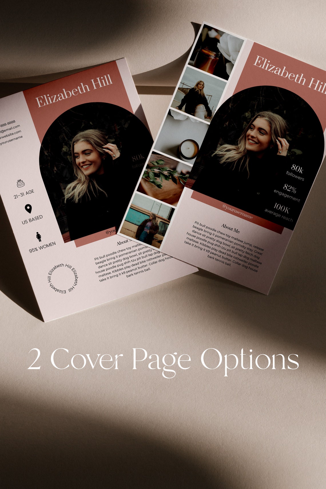 Media Kit and Rate Sheet Template Media Kit Media Kit | Etsy