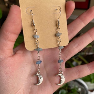 Boucles d’oreilles Moon Drop personnalisées