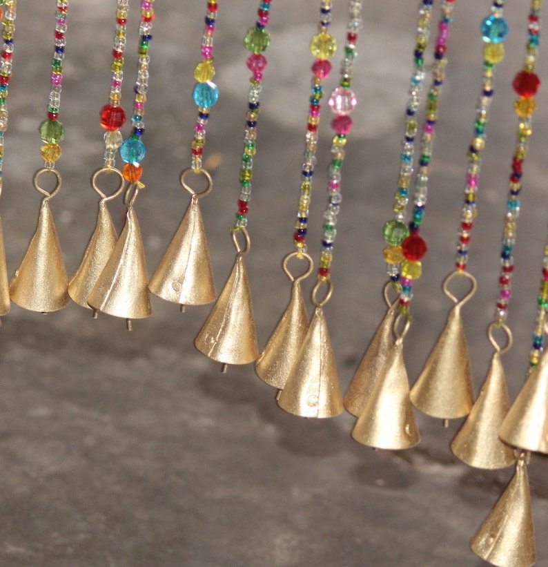 Handmade bells made from recycled Iron.