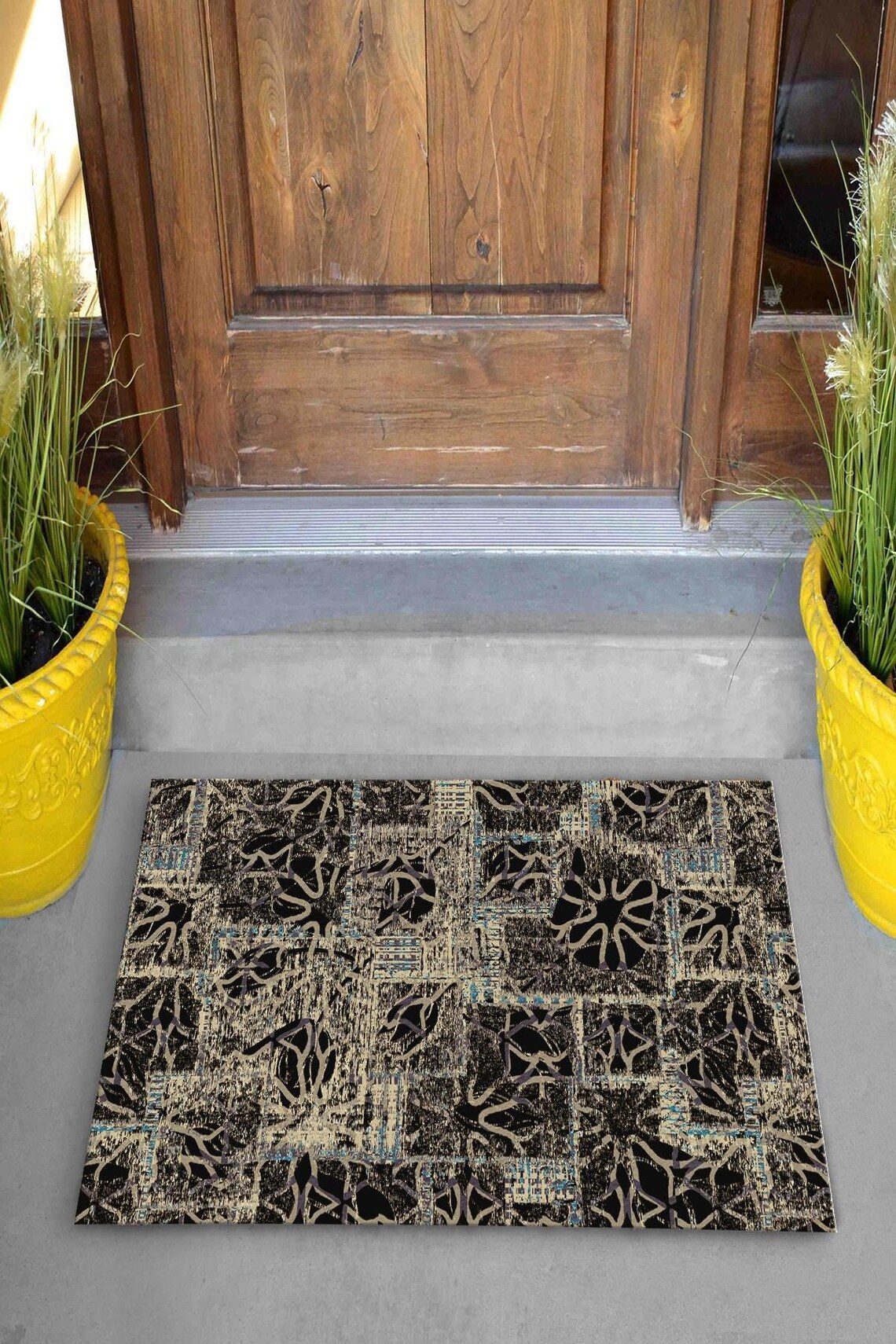 Black Doormat/ Front Doormat / Housewarming Gift / Etsy