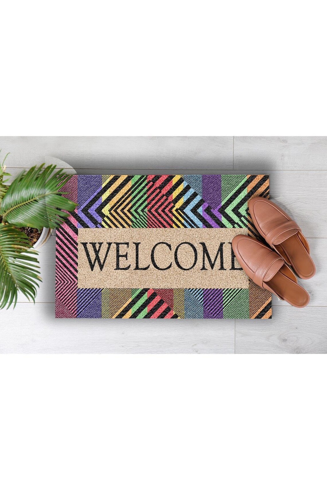 Colorful Doormat/ Front Doormat / Housewarming Gift / Etsy