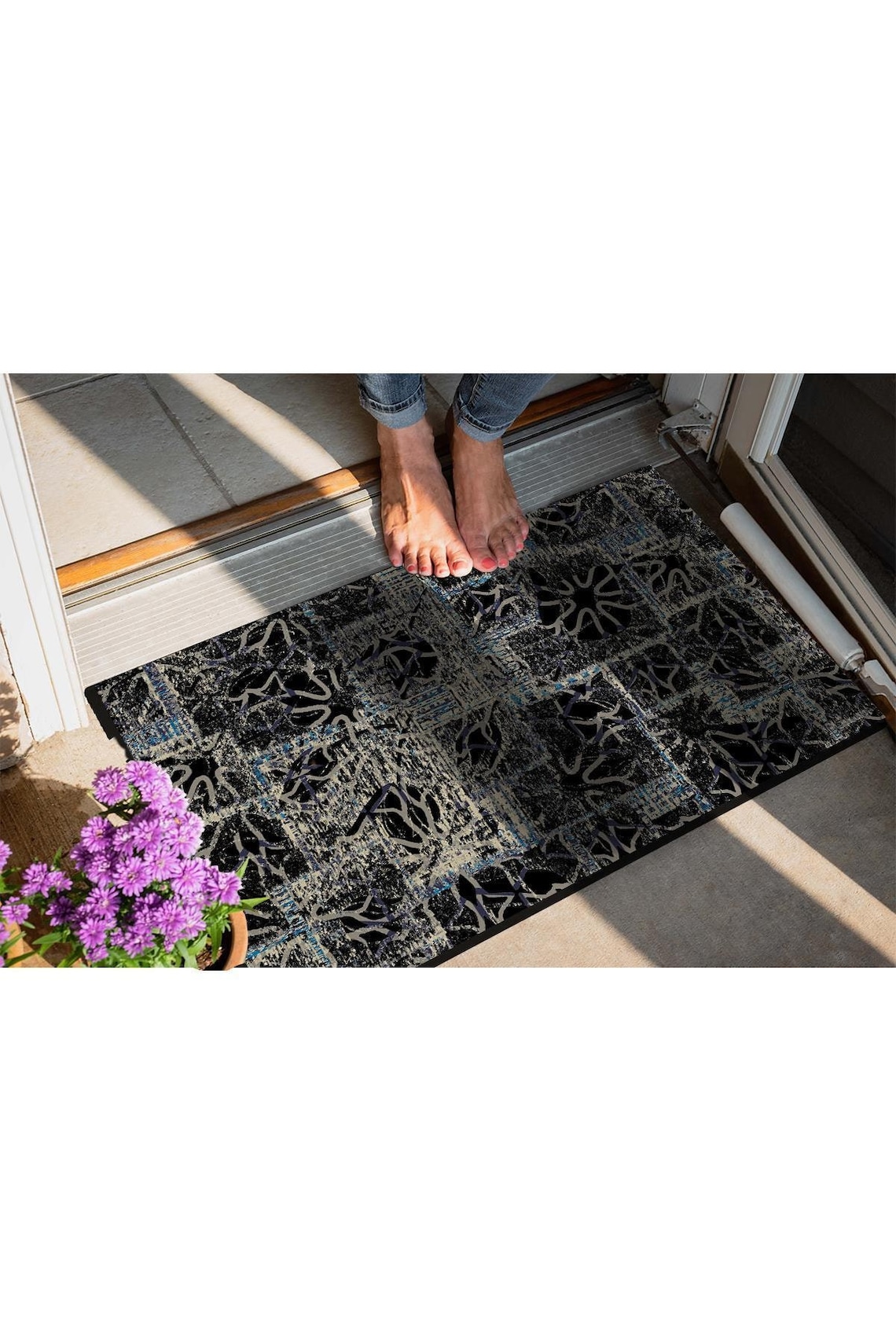 Black Doormat/ Front Doormat / Housewarming Gift / Etsy UK