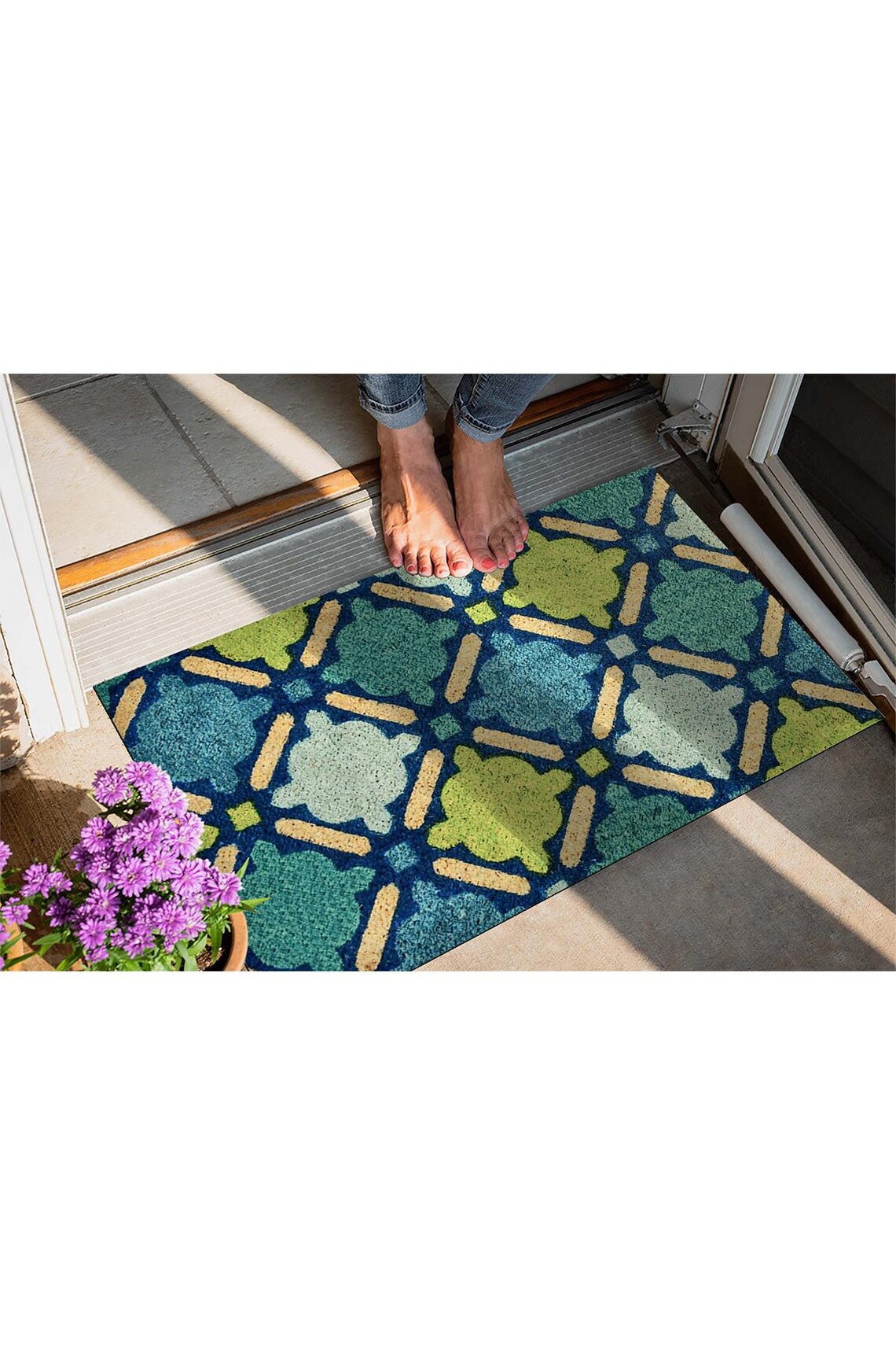 Square Doormat Square Pattern Mat Home Décor Etsy New Zealand