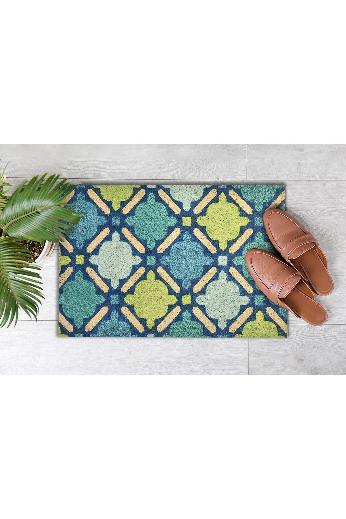 Square Doormat Square Pattern Mat Home Décor Etsy