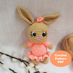 Bunny crochet pattern - pdf crochet pattern - instant download - crochet pattern - Amigurumi