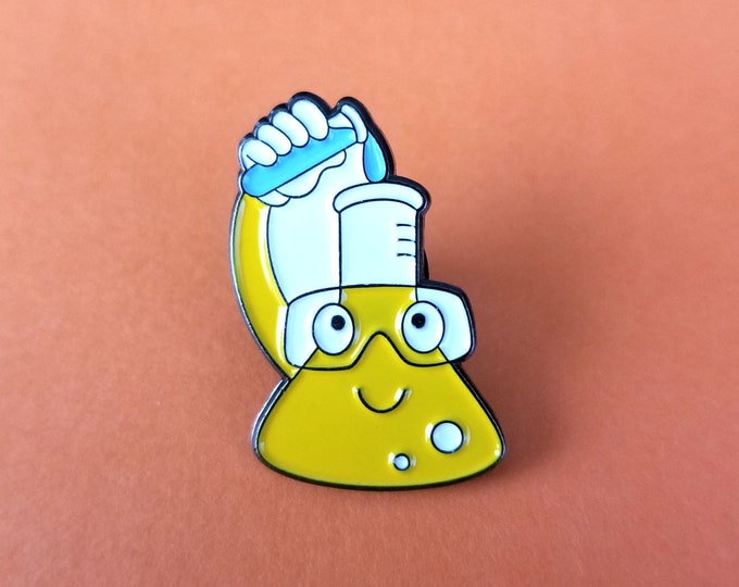 Science Enamel Pin, Cute Chemistry Enamel Pin, Badge Enamel Pin Scientist Lapel Pin, Chemistry Enamel Pin, Lab, Science Major, Gifts, Pins