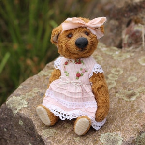 Handmade German Plush Teddy Bear: Collectible Stuffed Animal