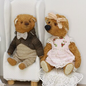 Handmade Collectible Teddy Bear Plushies: German Plush Stuffed Animals