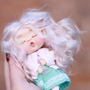 Obitsu11 Sleeping Eyes BJD Doll: OOAK Hand-Sculpted Art Doll