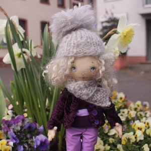 Кукла из ткани ручной работы: Экологичная хлопковая художественная кукла, подарок коллекционеру