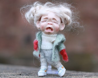 OOAK Obitsu11 Doll: миниатюрная художественная кукла ручной работы