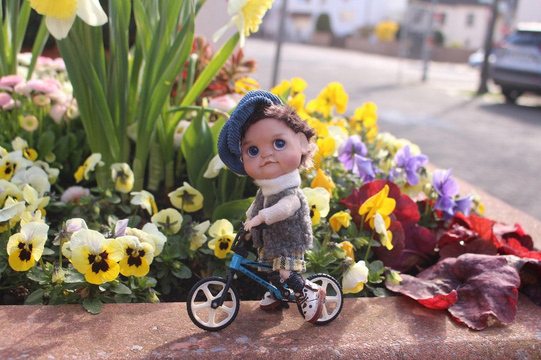 Poupée BJD OOAK Unique – Type OB11, Custom Louison, Avec Vêtements, Fait Main