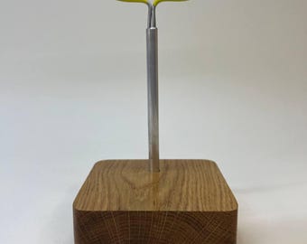 Universal Natural Wooden Doll Stand for Blythe, Pullip, Dal, Licca, Textile Dolls, Adjustable Height, Protection for Both Doll and Furniture