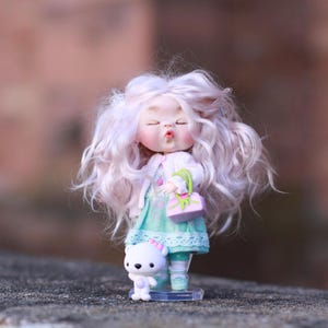 Obitsu11 Sleeping Eyes BJD Doll: OOAK Hand-Sculpted Art Doll