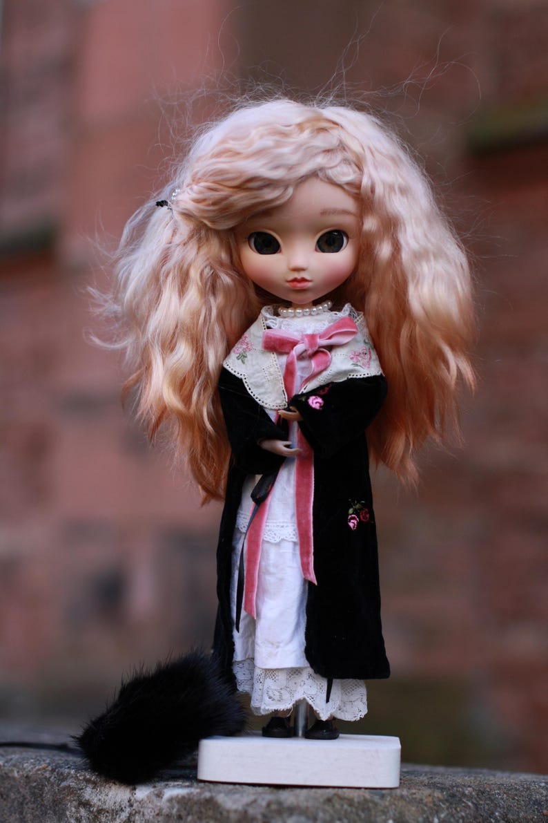 Pullip Custom OOAK Custom Pullip Doll: парик из натуральной козьей шерсти, наряд ...
