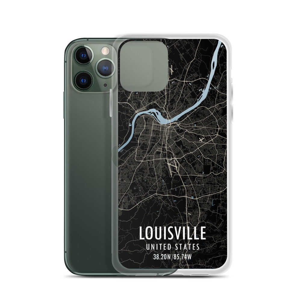 Louisville City Map iPhone Case iPhone 12 Case iPhone 12 Pro 