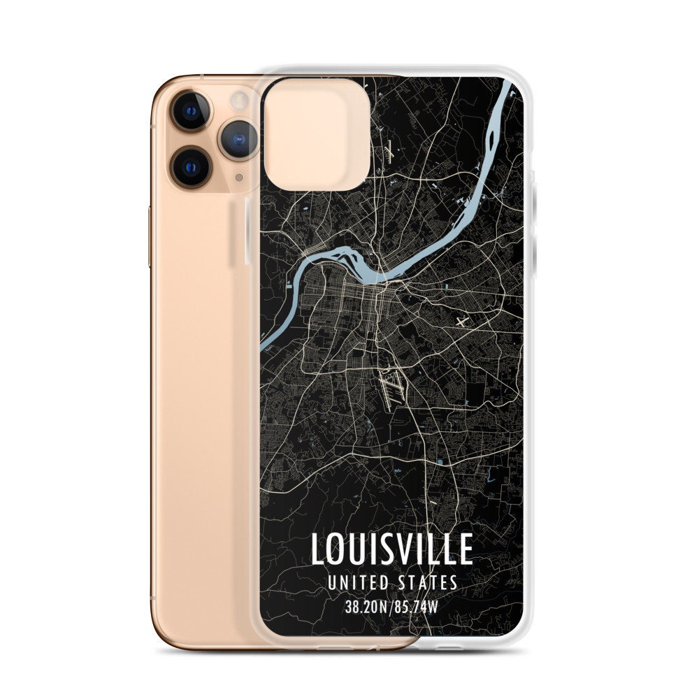 Louisville Kentucky City Map iPhone Case iPhone 13 iPhone 