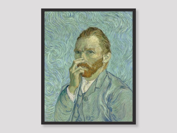 Stinky Funny Bathroom Art | Van Gogh Disgusted Masterpiece | Creative, Vintage Home Bathroom Decor | Digital Download