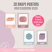 3D Shapes Poster Set | 3D Objects | Boho Classroom Decor | Printable ...