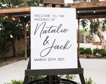 Acrylic Welcome Sign | Wedding Welcome Sign | Wedding Decor