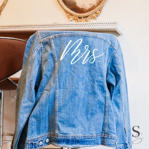 Custom Denim Jacket | Custom Wedding Jacket | Wedding Jean Jacket | Custom Jean Jacket