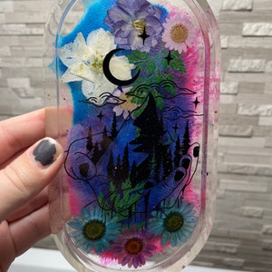 Mountain tray | Crystal tray | witchy tray | crystal decor | decorative tray | crystal display | ring tray | tarot card tray